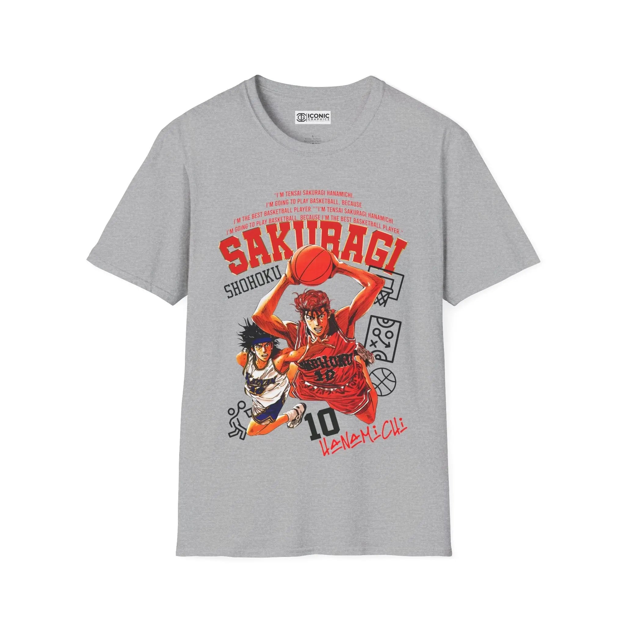 SlamDunk Sakuragi T-Shirt Printify