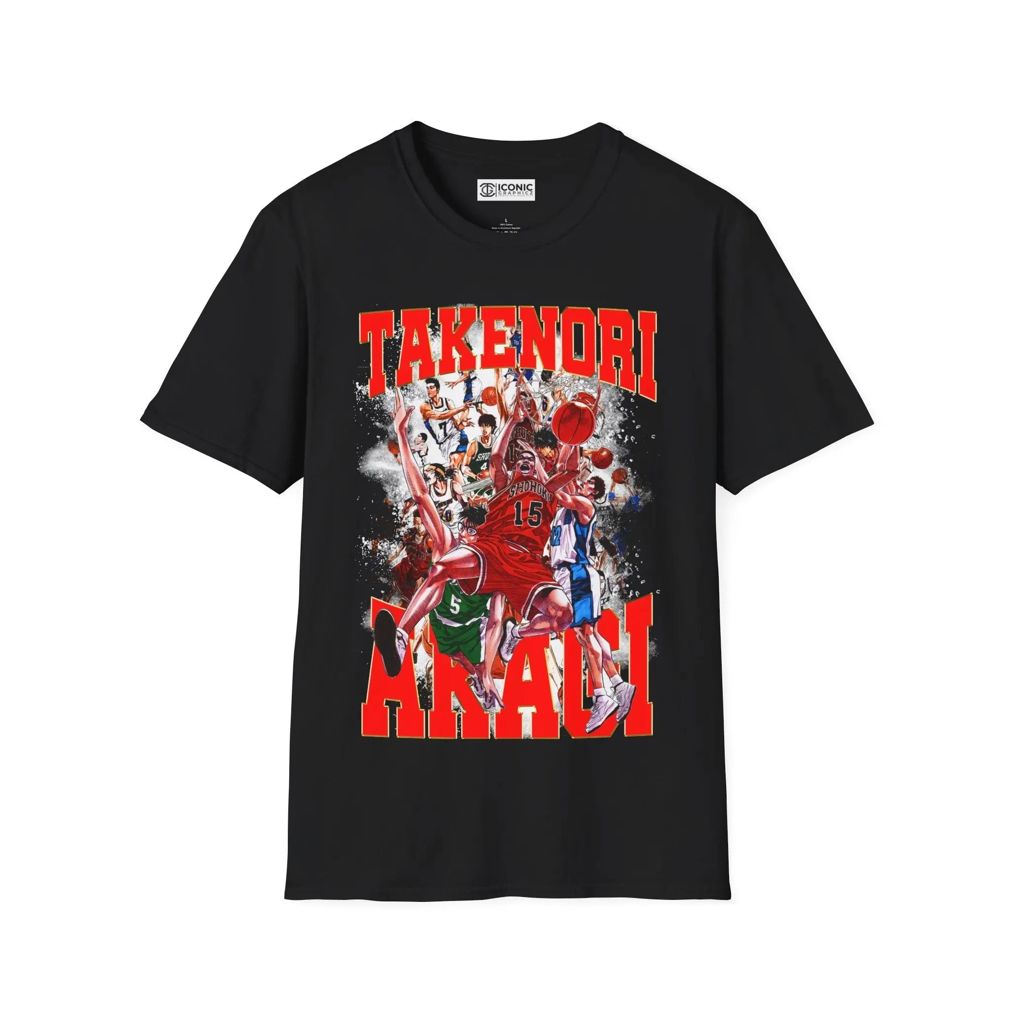 SlamDunk TAKENORI AKAI T-Shirt Printify