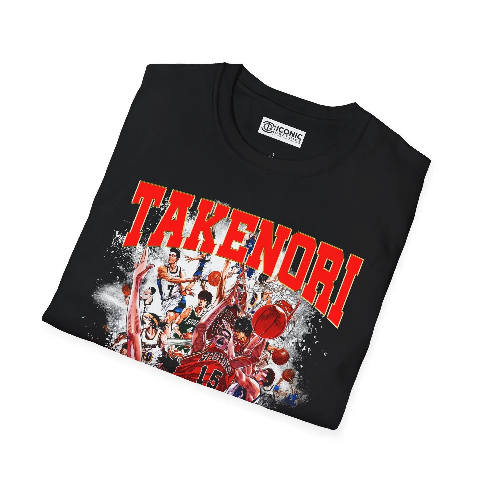SlamDunk TAKENORI AKAI T-Shirt Printify