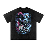 Solo Leveling Jin Woo Acid Wash Oversize T-Shirt ODMPOD