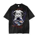 Solo Leveling Oversize Snow Washed T-Shirt ODMPOD