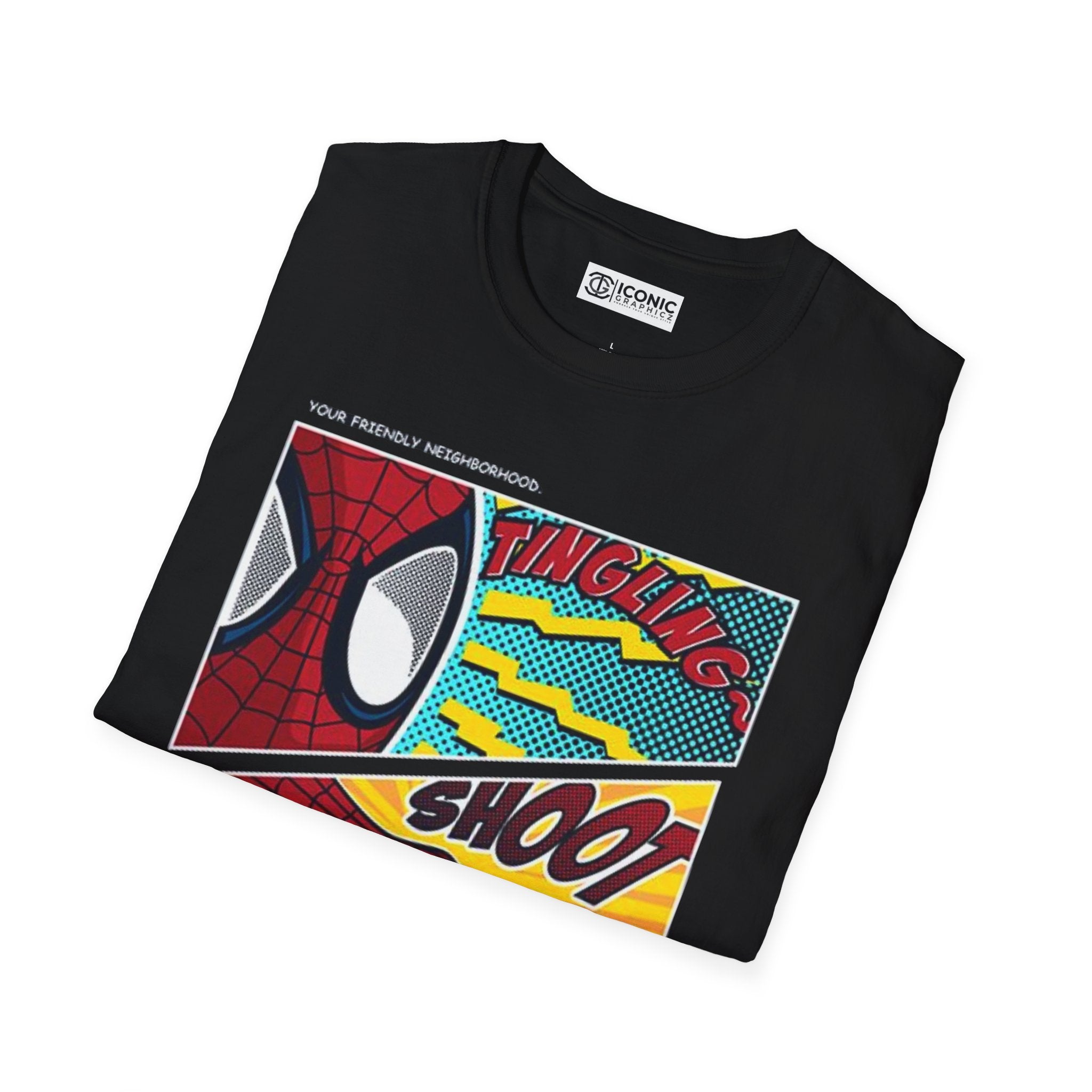 Spider-Man T-Shirt - IGZ Clothing  - Spider-Man Unisex Softstyle T-Shirt Best Price 26 at IGZ Clothing 