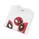 Spider-Man and Deadpool T-Shirt - IGZ Clothing  - Spider-Man and Deadpool Unisex Softstyle T-Shirt Best Price 26 at IGZ Clothing 