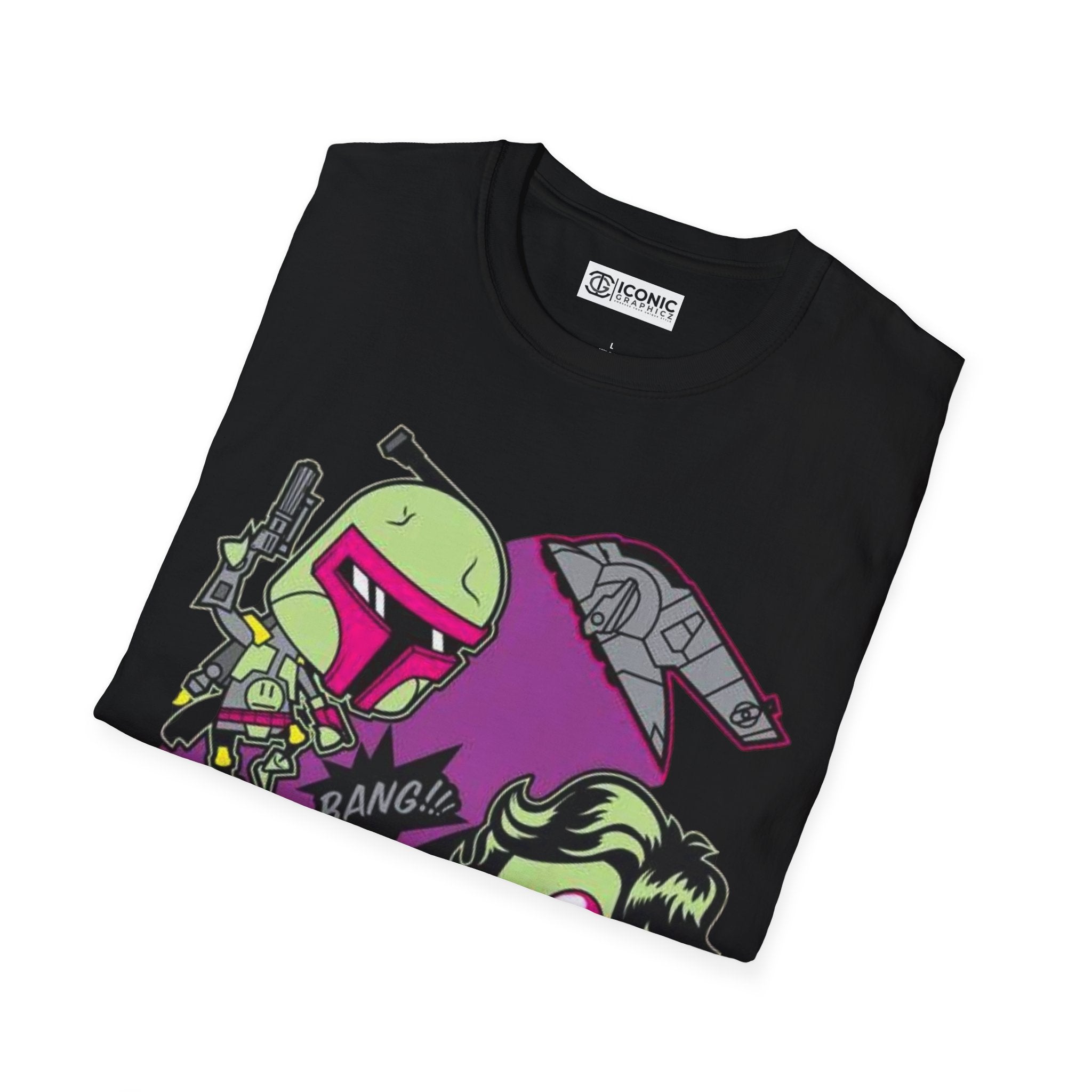Star Wars T-Shirt - IGZ Clothing  - Star Wars-Invader Zim Unisex Softstyle T-Shirt Best Price 26 at IGZ Clothing 