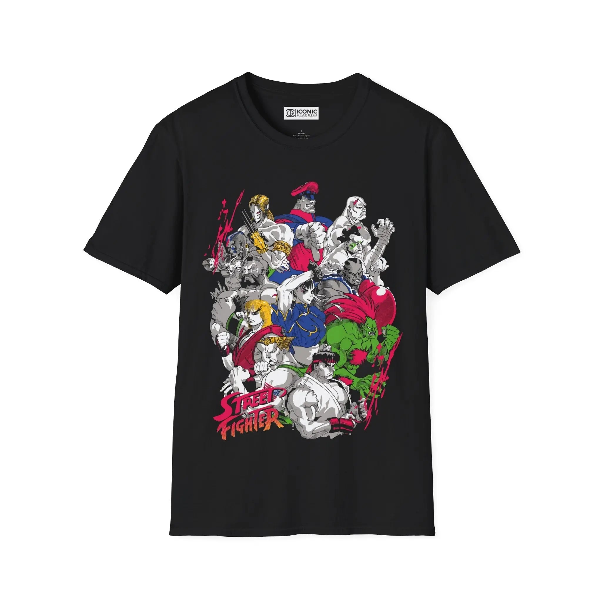 Street Fighter Character T-Shirt Printify