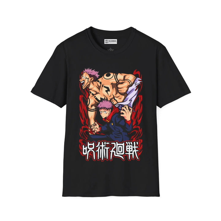 Sukuna and Yuji Jujitsu Kaisen T-Shirt Printify