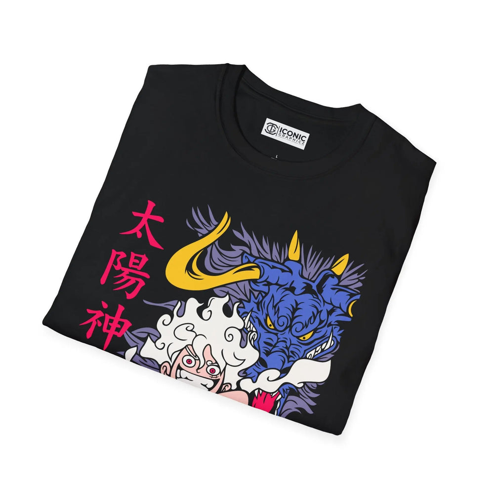 Sun God Luffy One Piece T-Shirt Printify