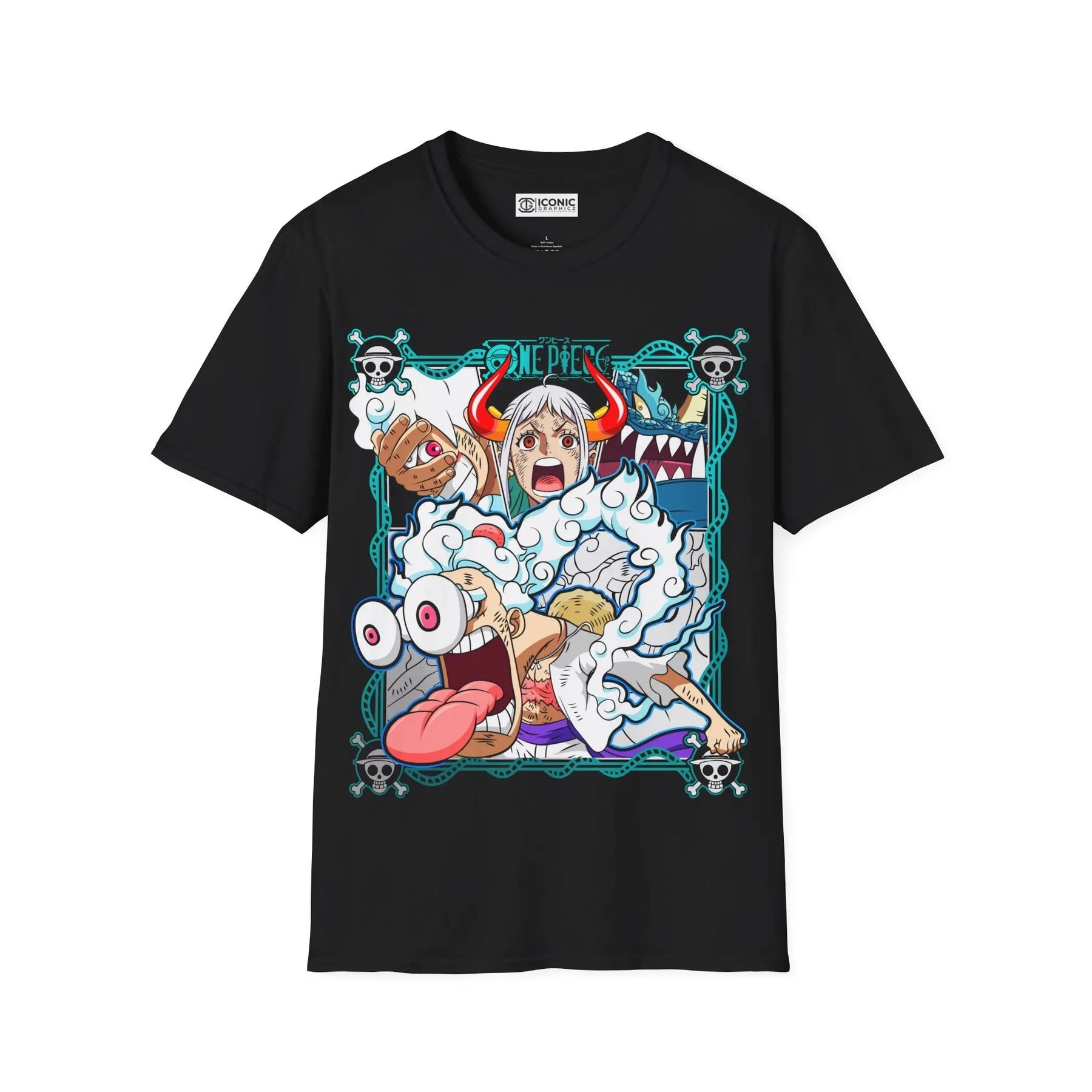 Sun God Luffy One Piece T-Shirt Printify