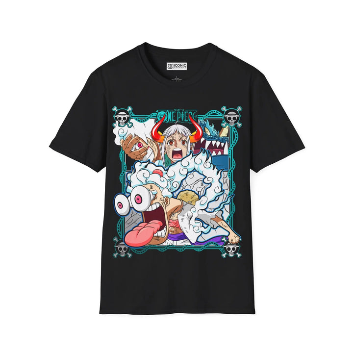 Sun God Luffy One Piece T-Shirt Printify