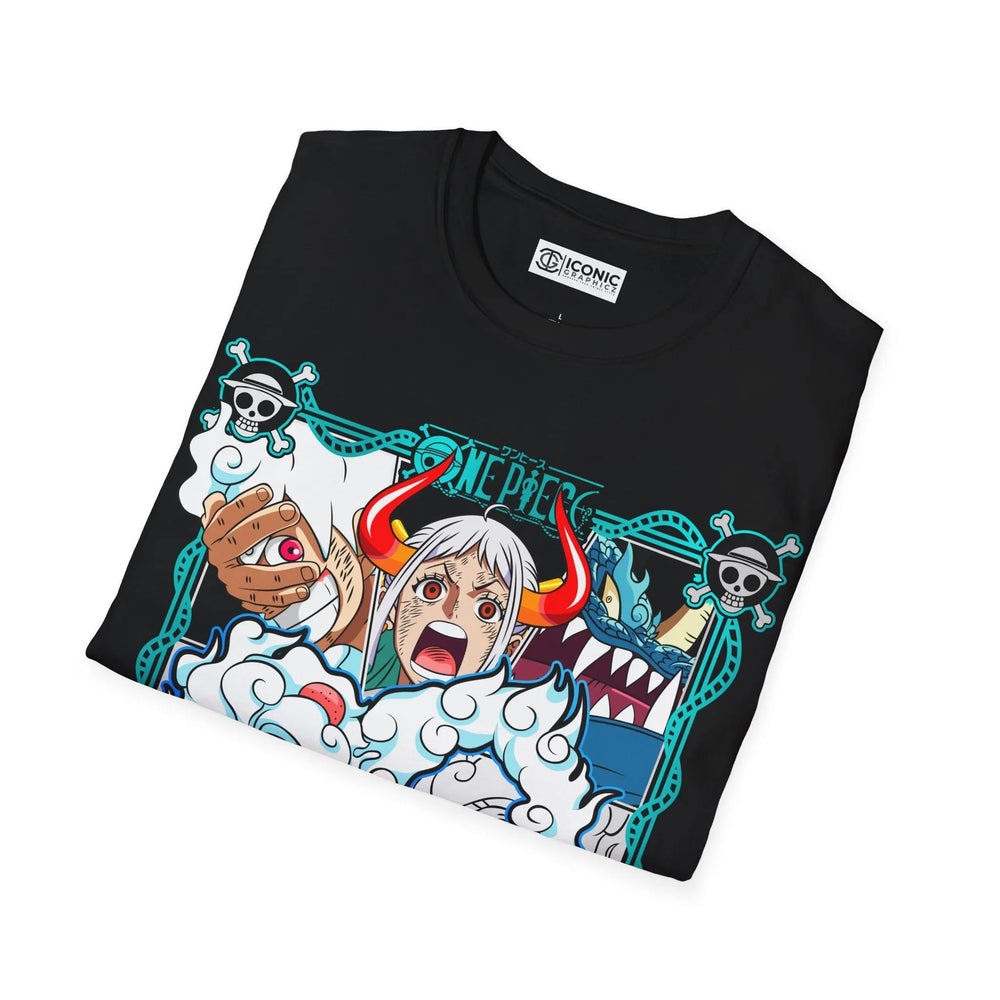 Sun God Luffy One Piece T-Shirt Printify