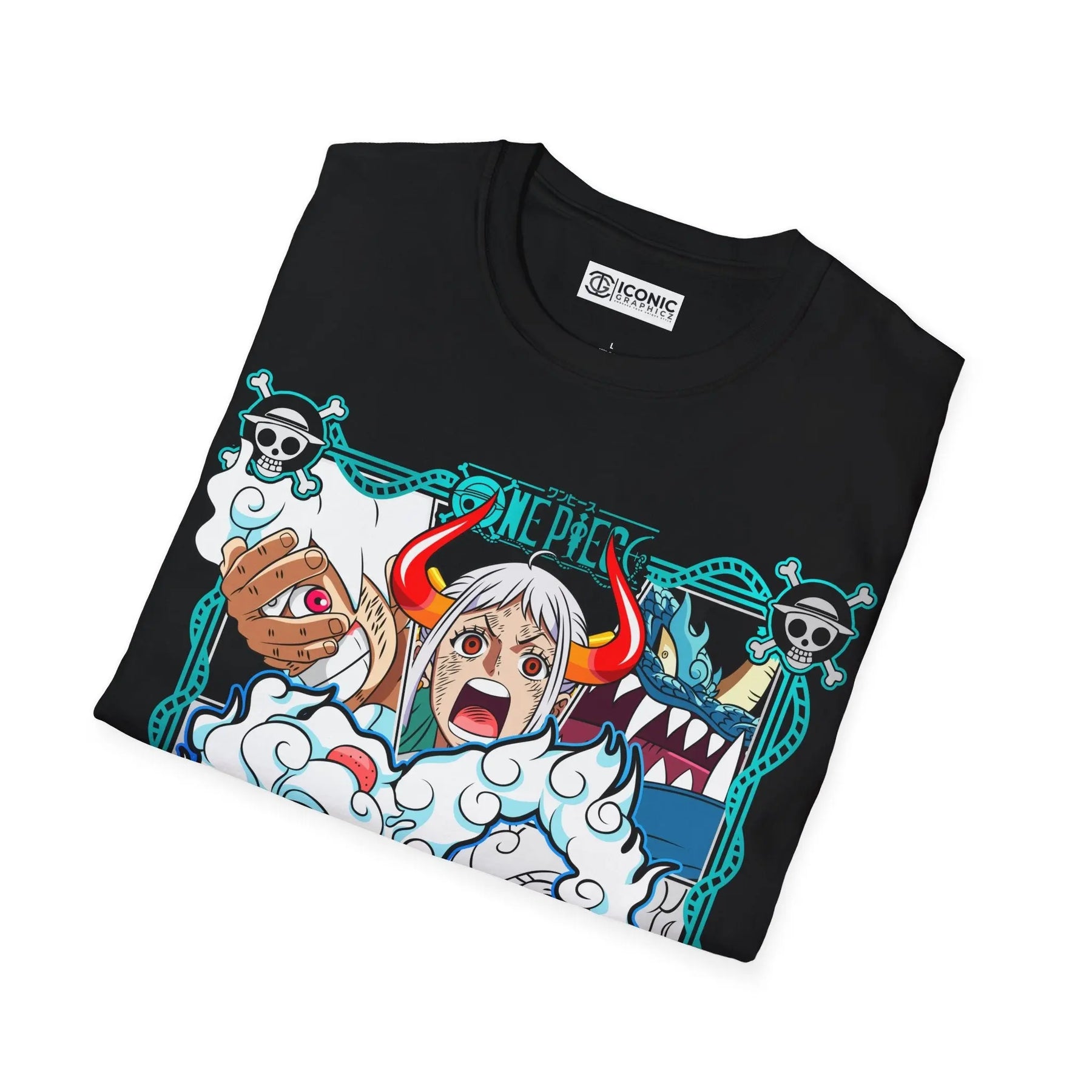 Sun God Luffy One Piece T-Shirt Printify