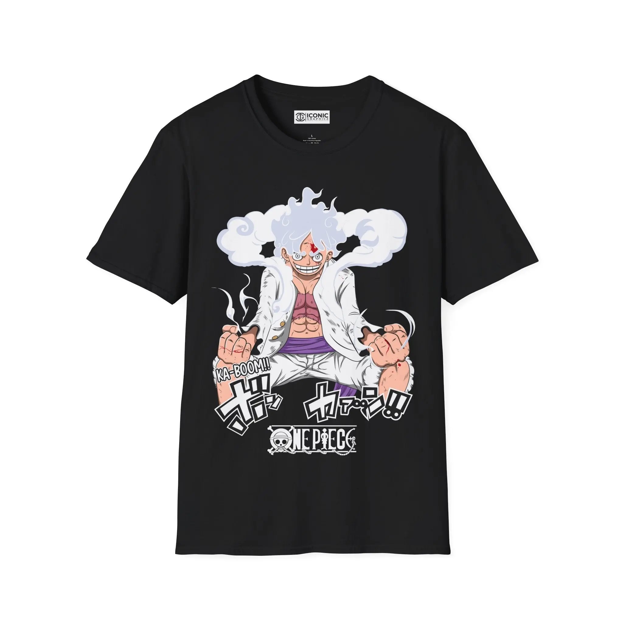 Sun God Luffy One Piece T-Shirt Printify