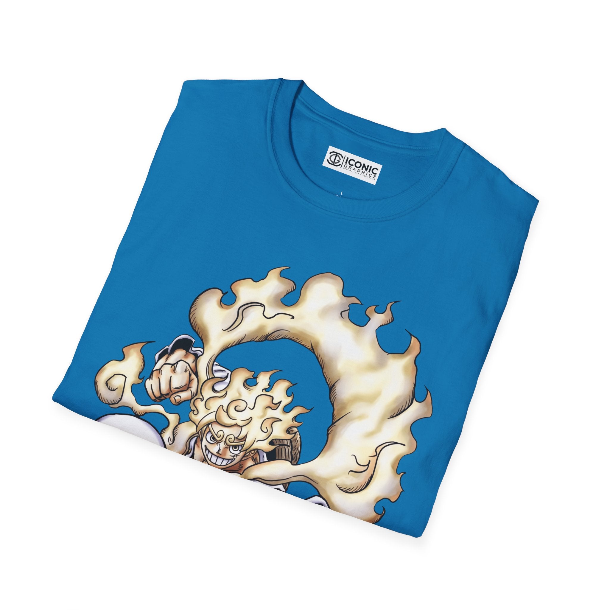 Sun God Luffy One Piece T-Shirt - IGZ Clothing  - Sun God Luffy Unisex Softstyle T-Shirt Best Price 26 at IGZ Clothing 