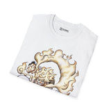 Sun God Luffy One Piece T-Shirt - IGZ Clothing  - Sun God Luffy Unisex Softstyle T-Shirt Best Price 26 at IGZ Clothing 