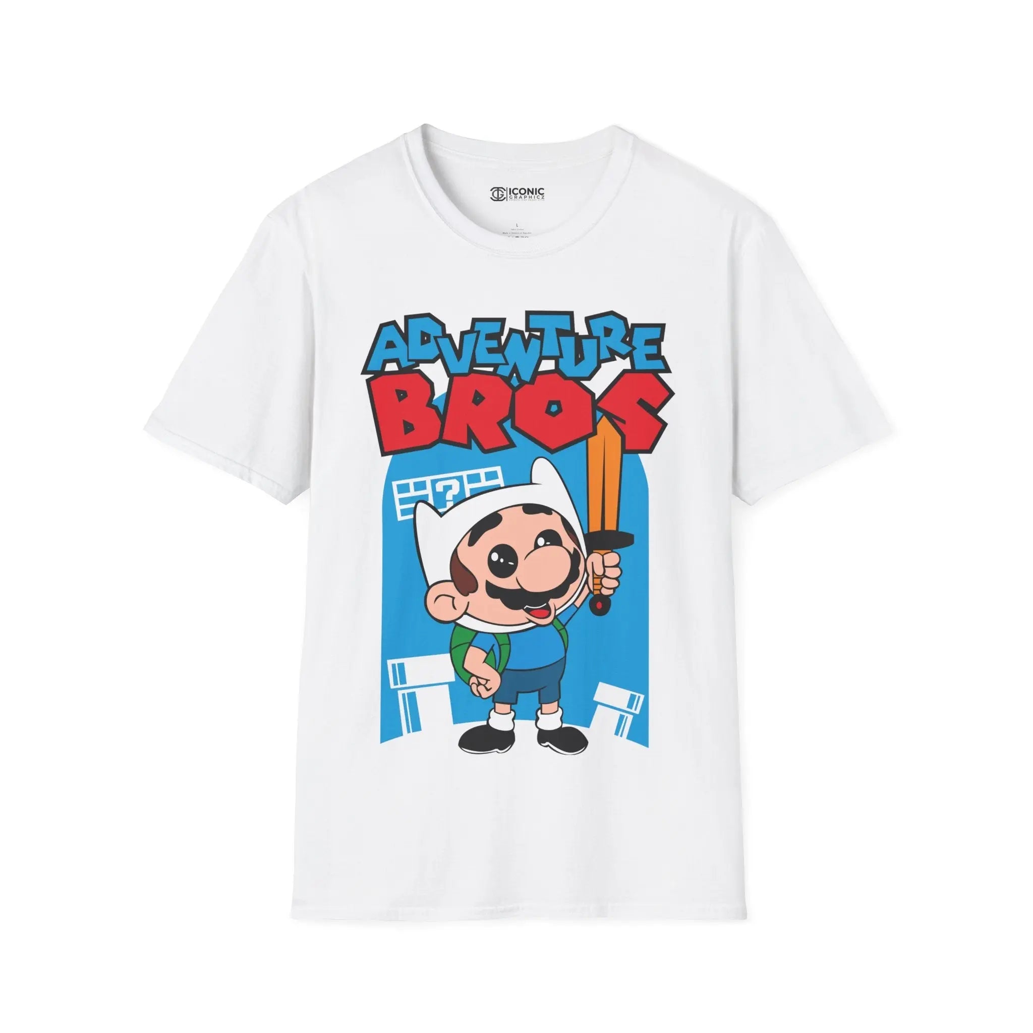 Super Mario Adventure Time parody T-Shirt Printify
