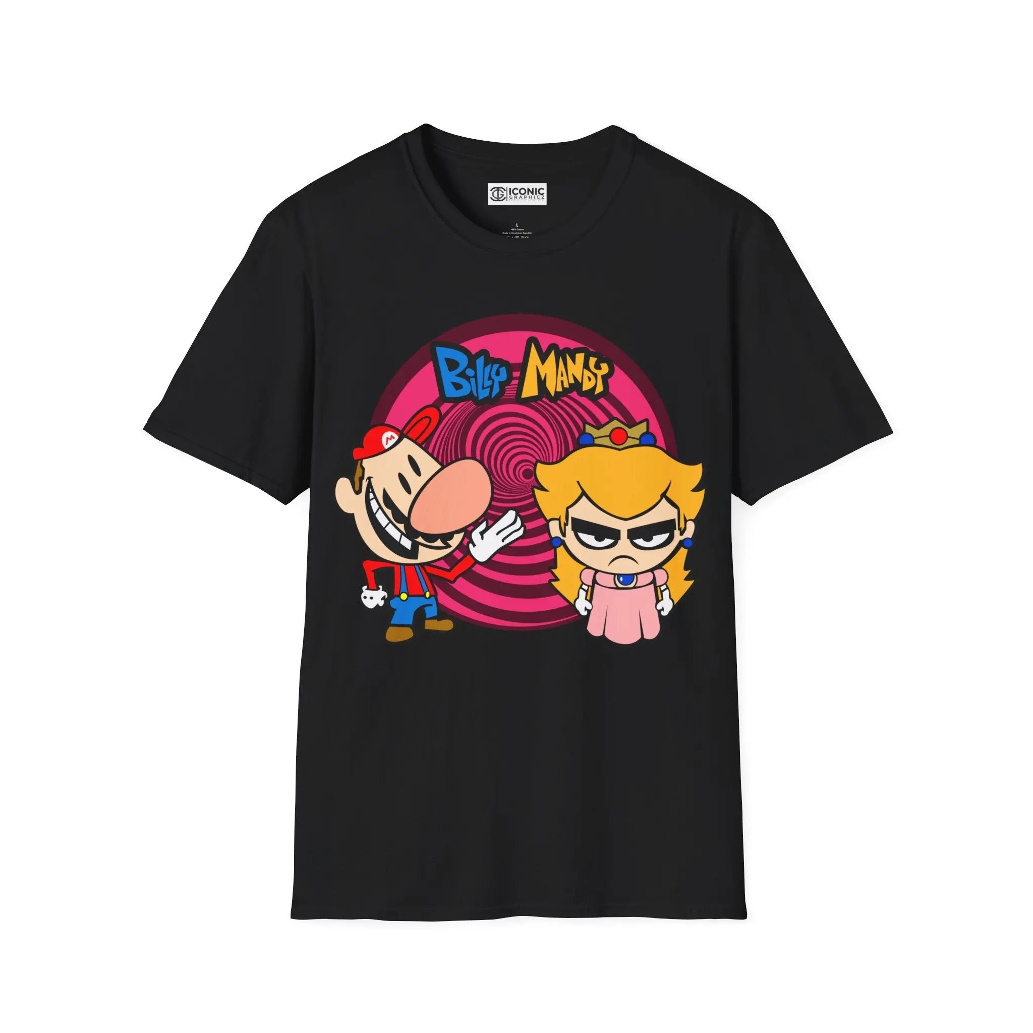 Super Mario Billy and Mandy parody T-Shirt Printify