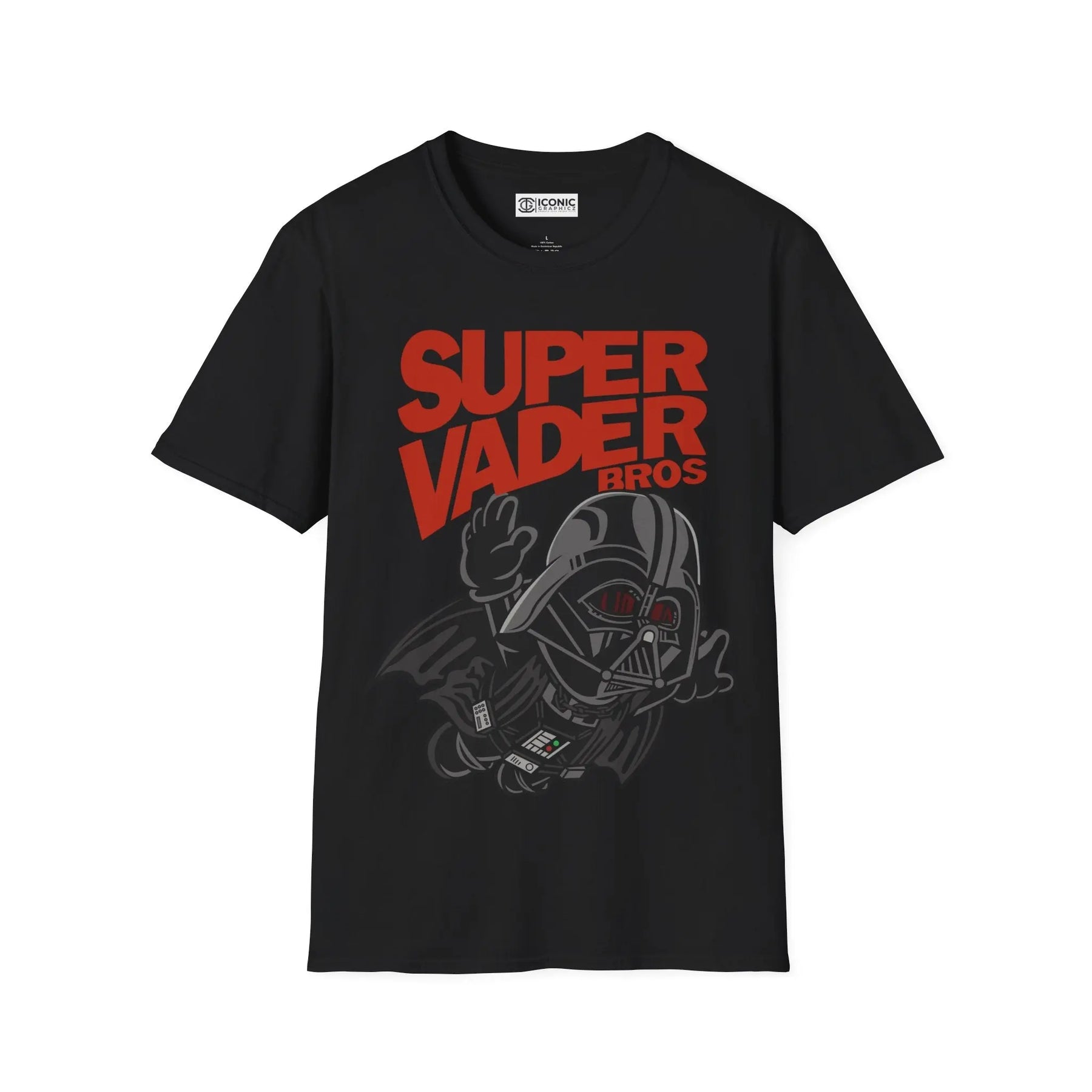 Super Mario Darrh Vader parody T-Shirt Printify