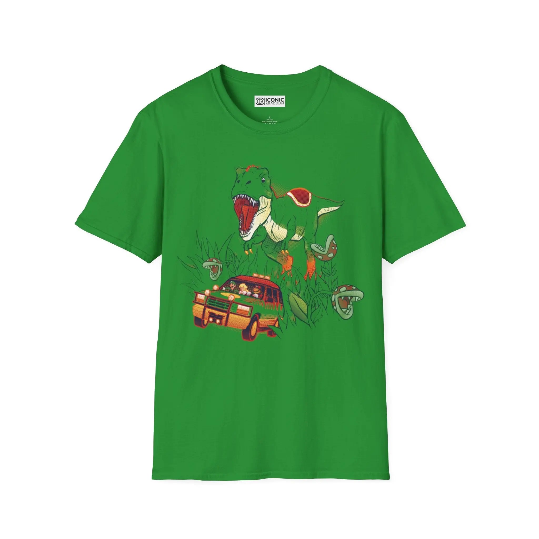 Super Mario Dino escape T-Shirt Printify