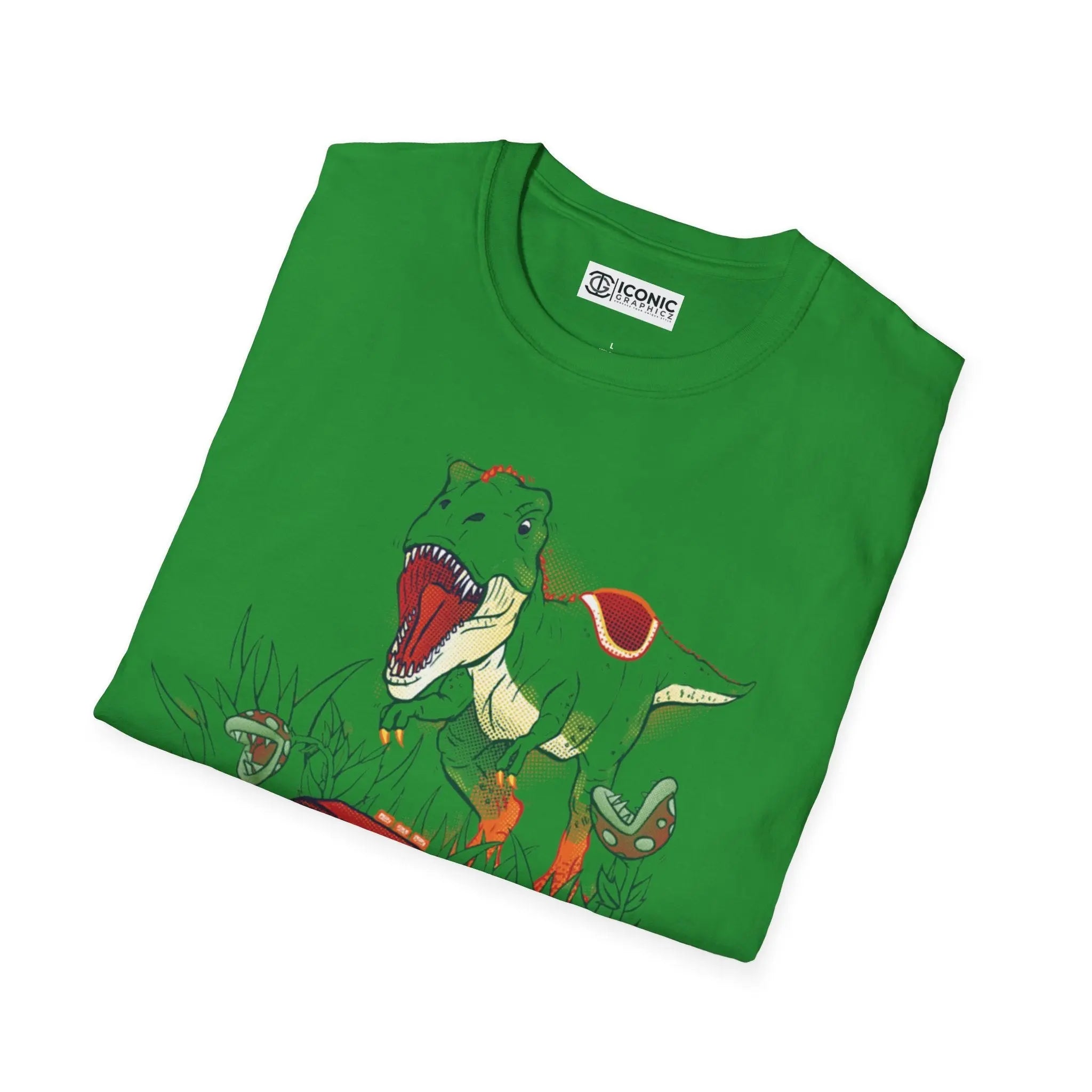 Super Mario Dino escape T-Shirt Printify