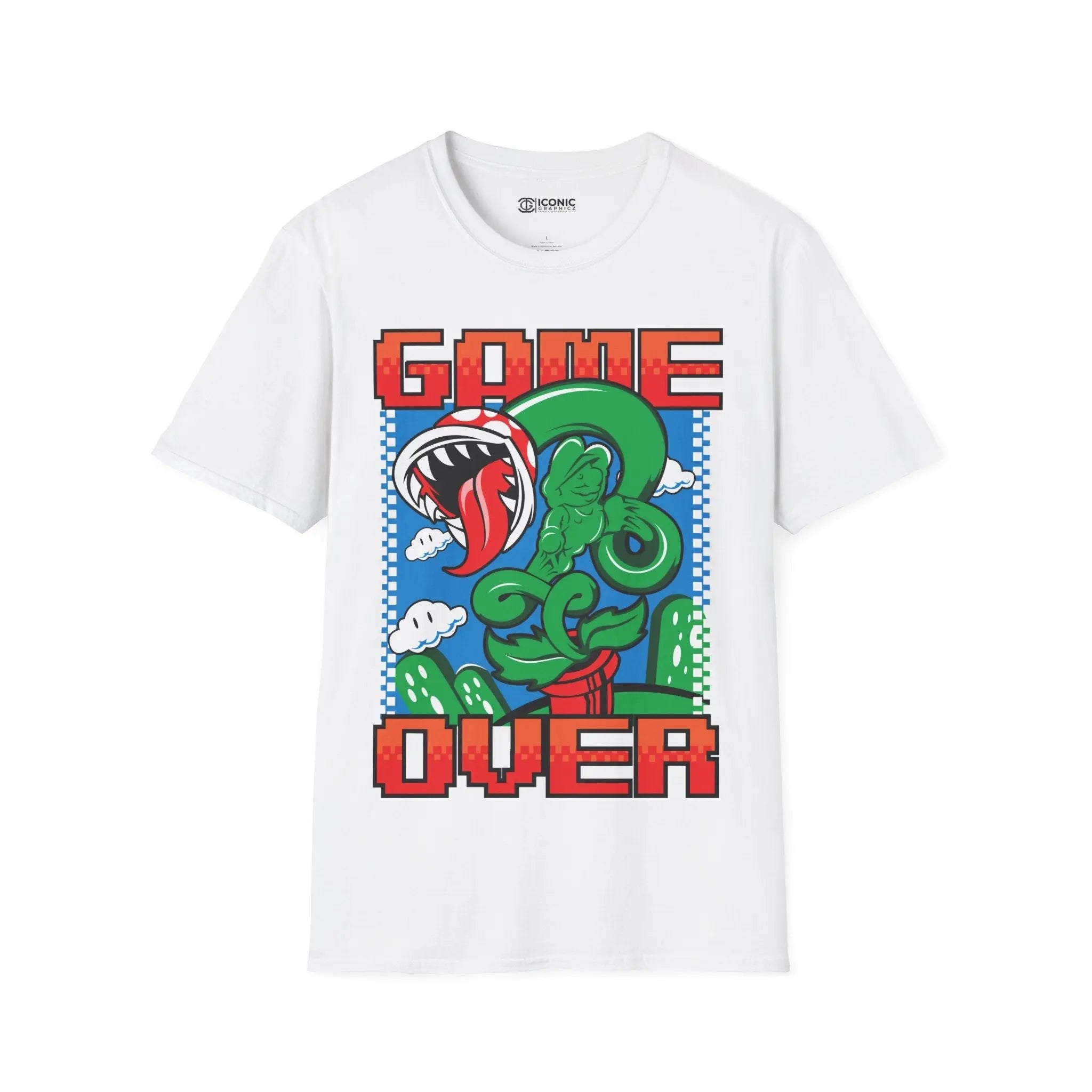 Super Mario Game Over T-Shirt Printify