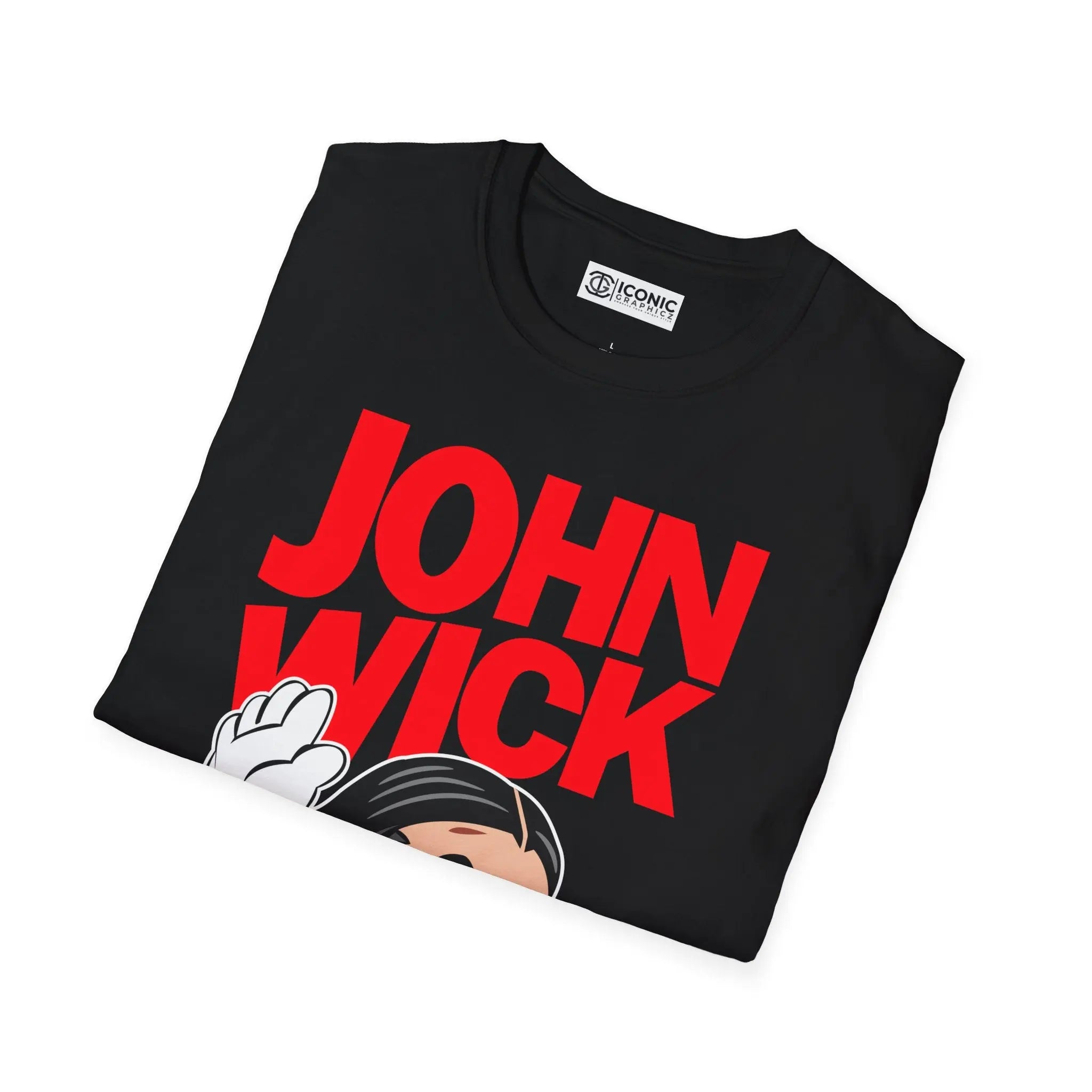 Super Mario John Wick T-Shirt Printify