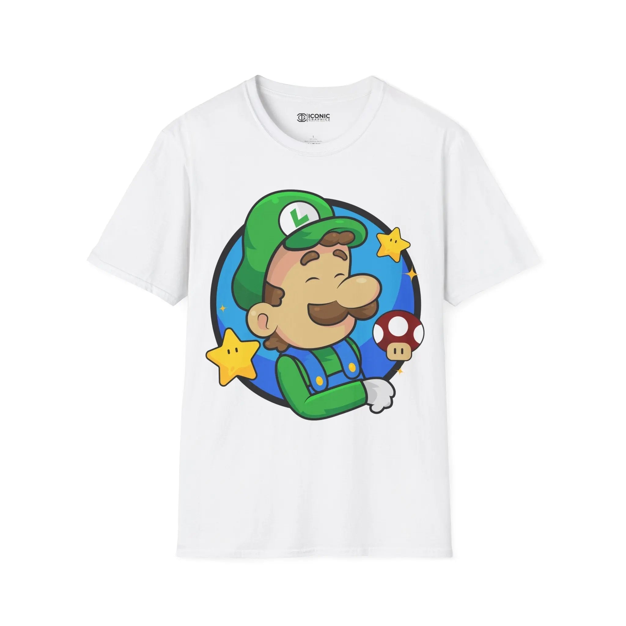 Super Mario Luigi T-Shirt Printify
