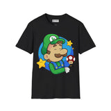 Super Mario Luigi T-Shirt Printify