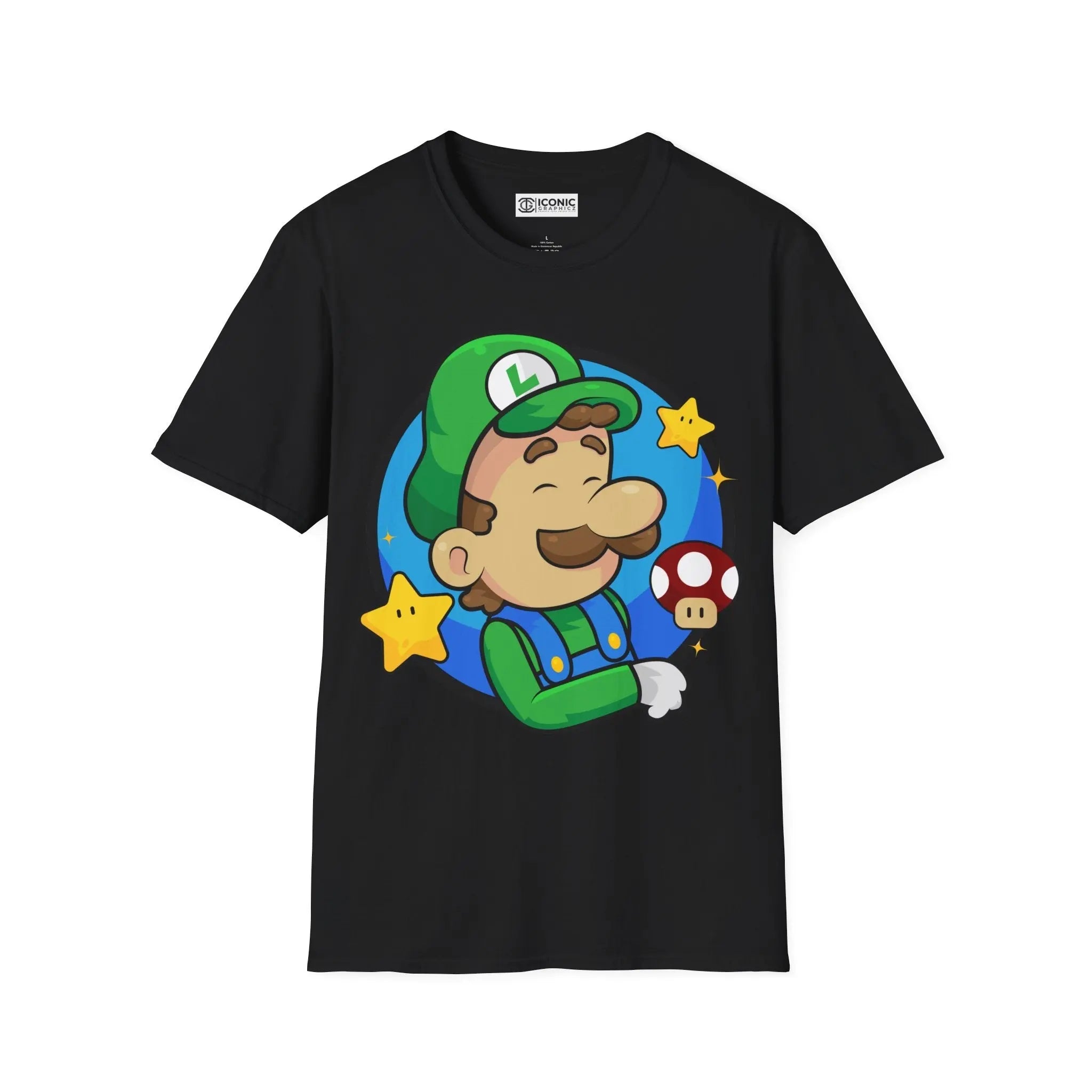 Super Mario Luigi T-Shirt Printify