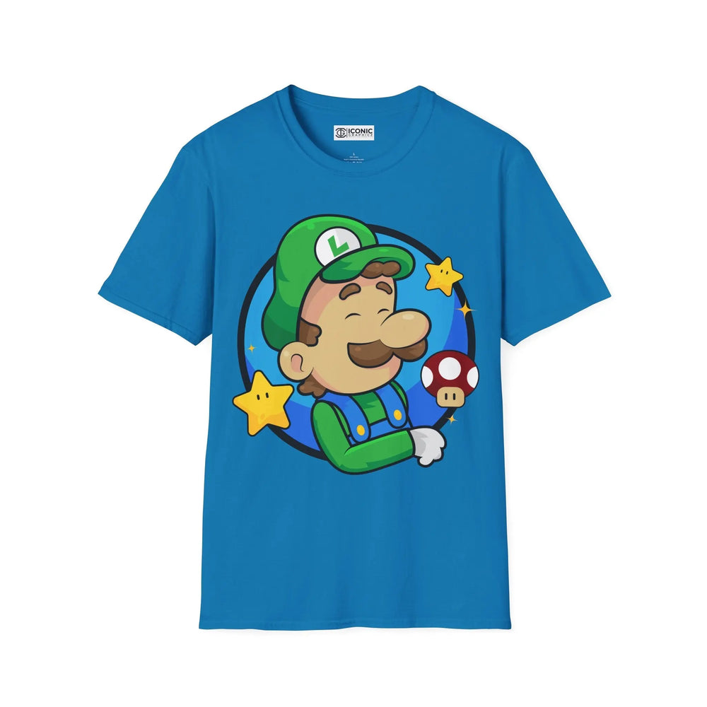 Super Mario Luigi T-Shirt Printify