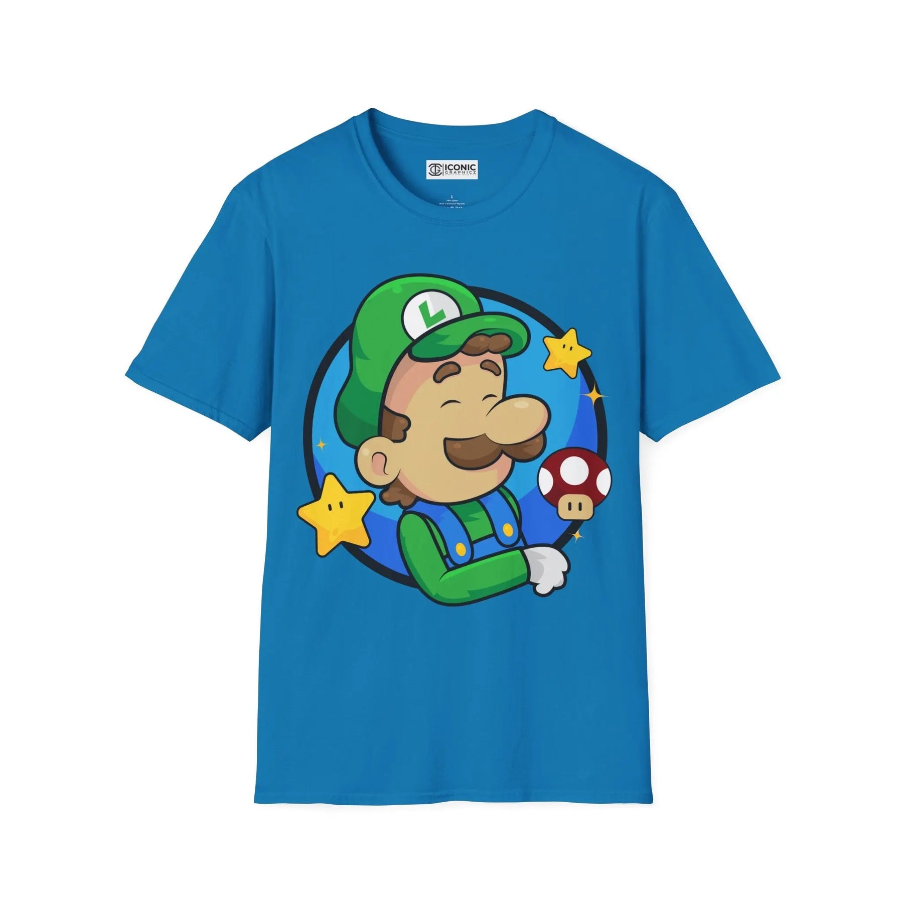 Super Mario Luigi T-Shirt Printify