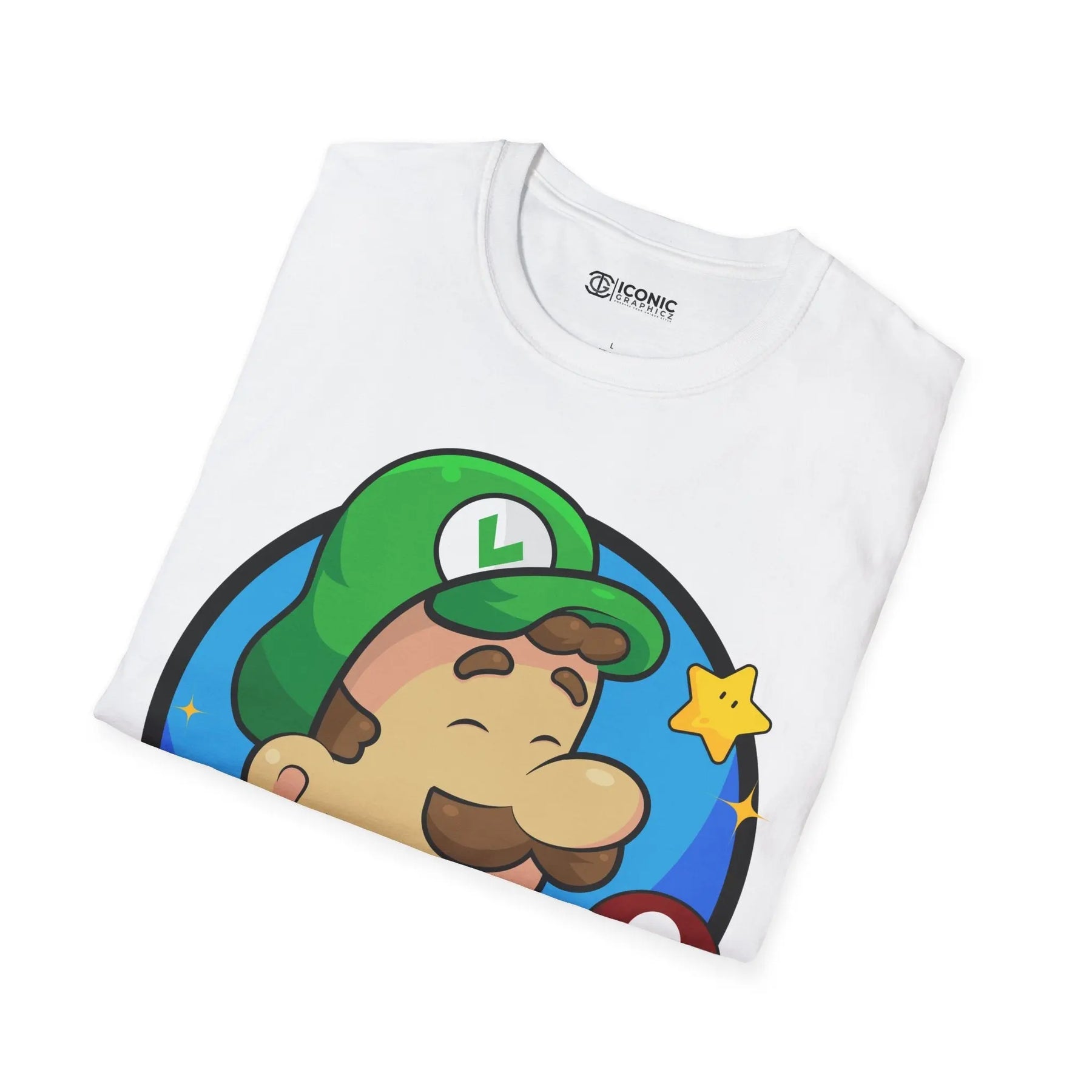 Super Mario Luigi T-Shirt Printify