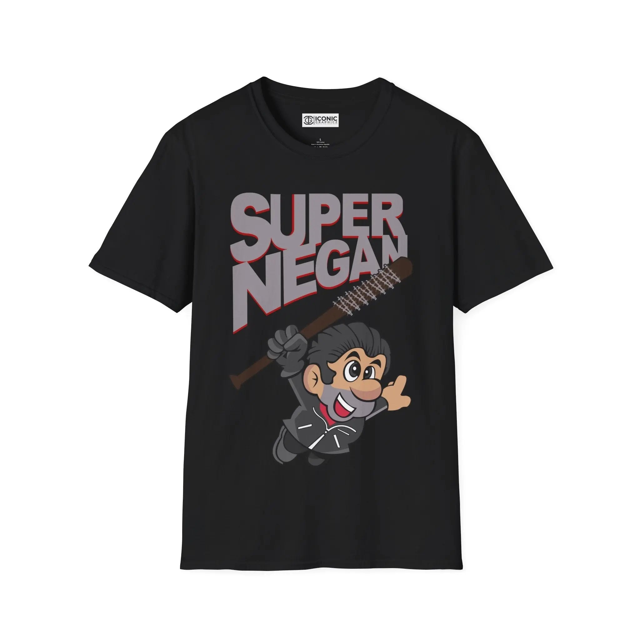 Super Mario Negan Parody T-Shirt Printify