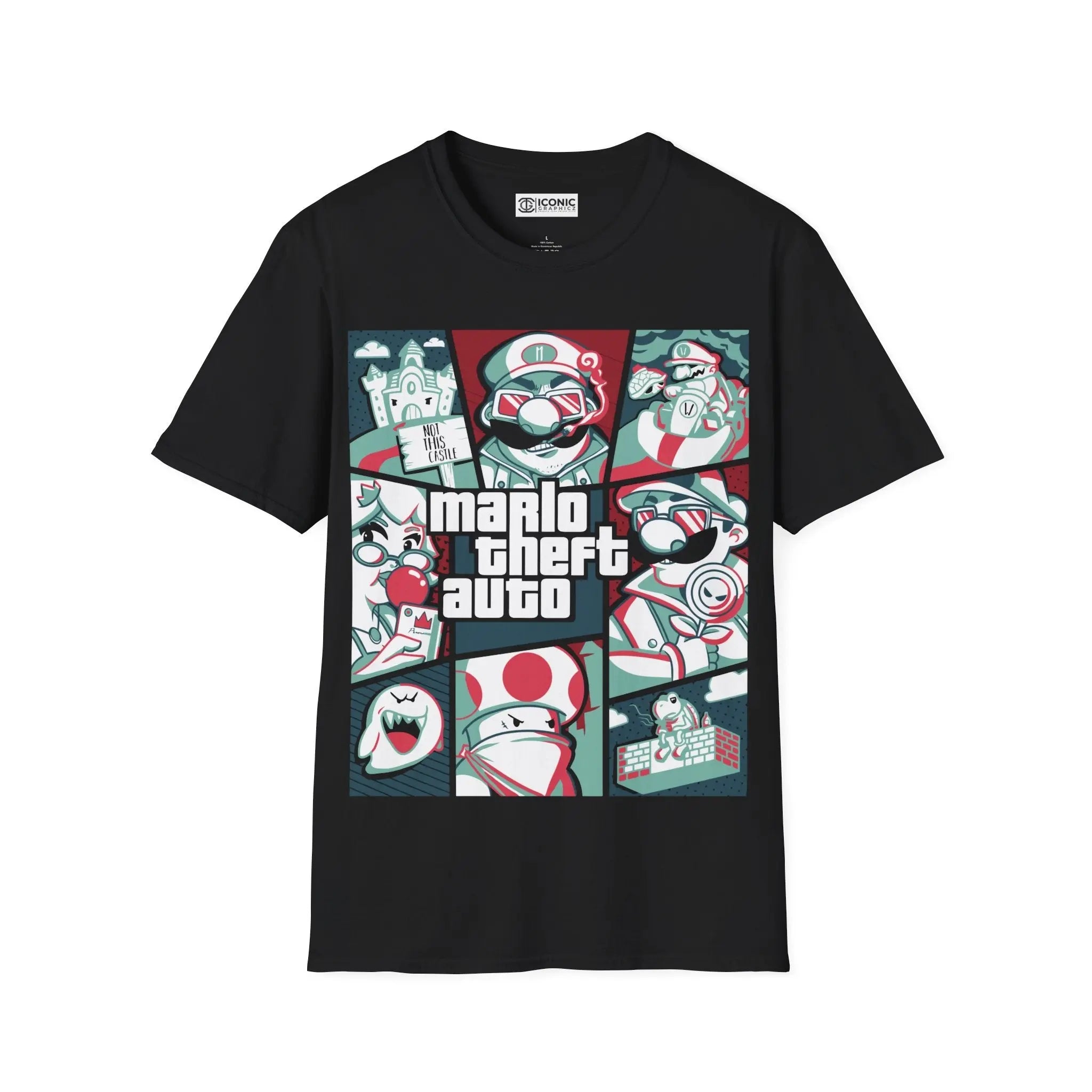 Super Mario T-Shirt Printify