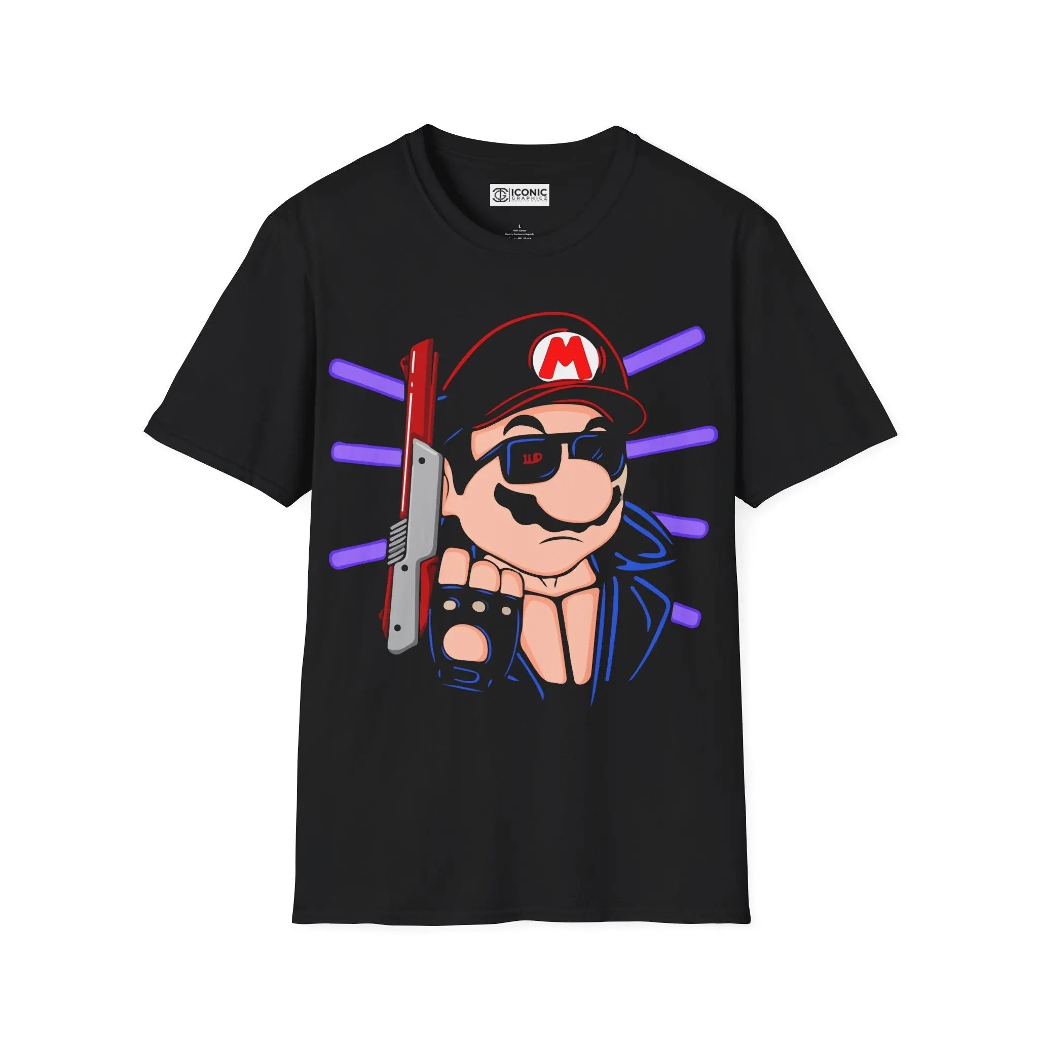 Super Mario Terminator parody T-Shirt Printify