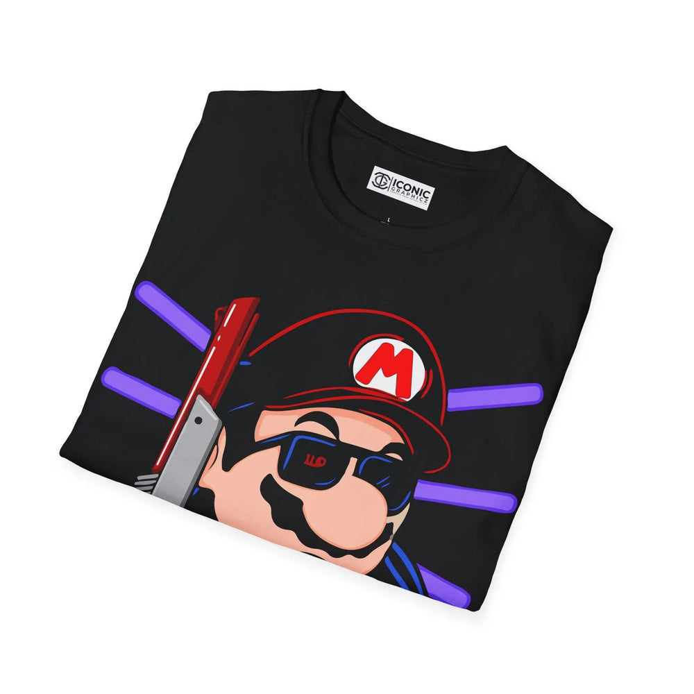 Super Mario Terminator parody T-Shirt Printify