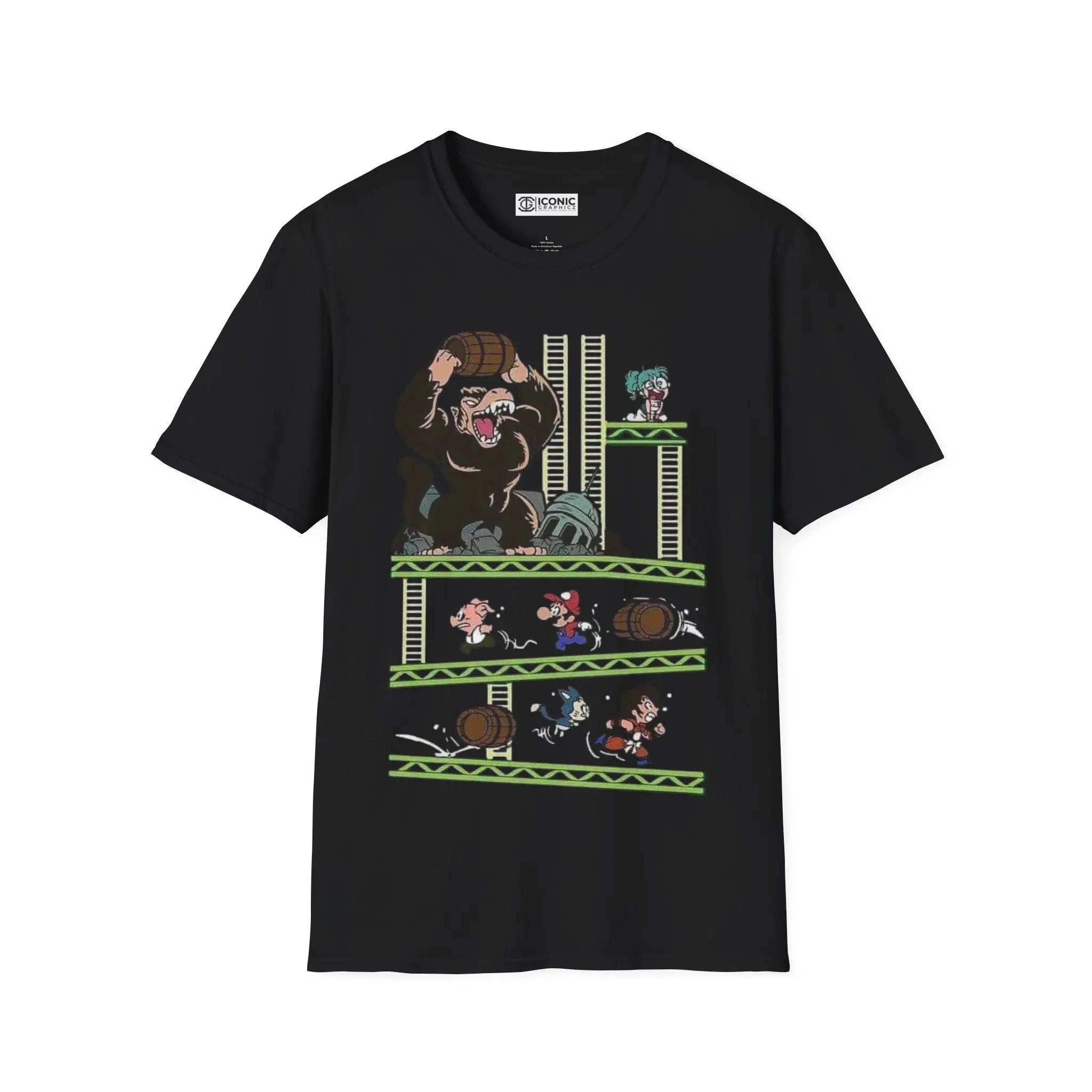 Super Mario and Dragonball T-Shirt Printify