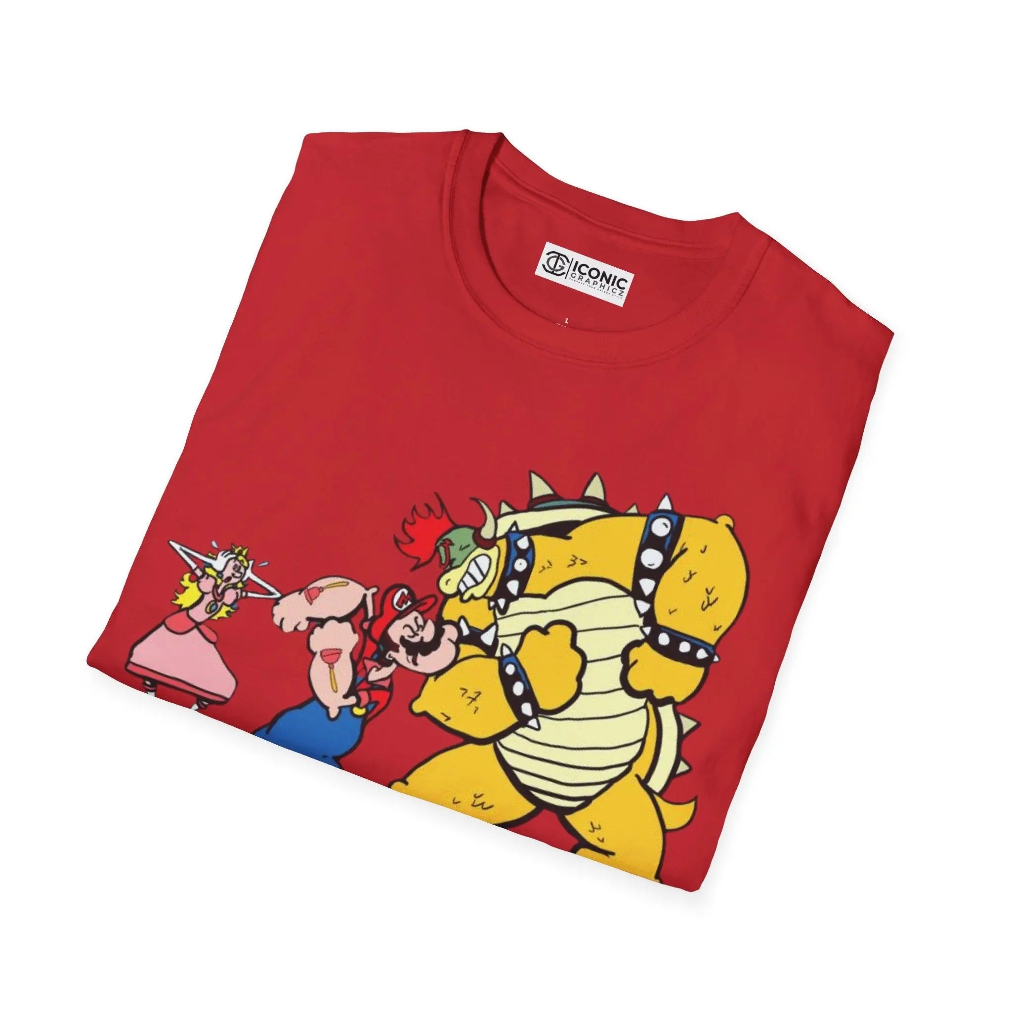 Super Mario and popeye parody T-Shirt Printify