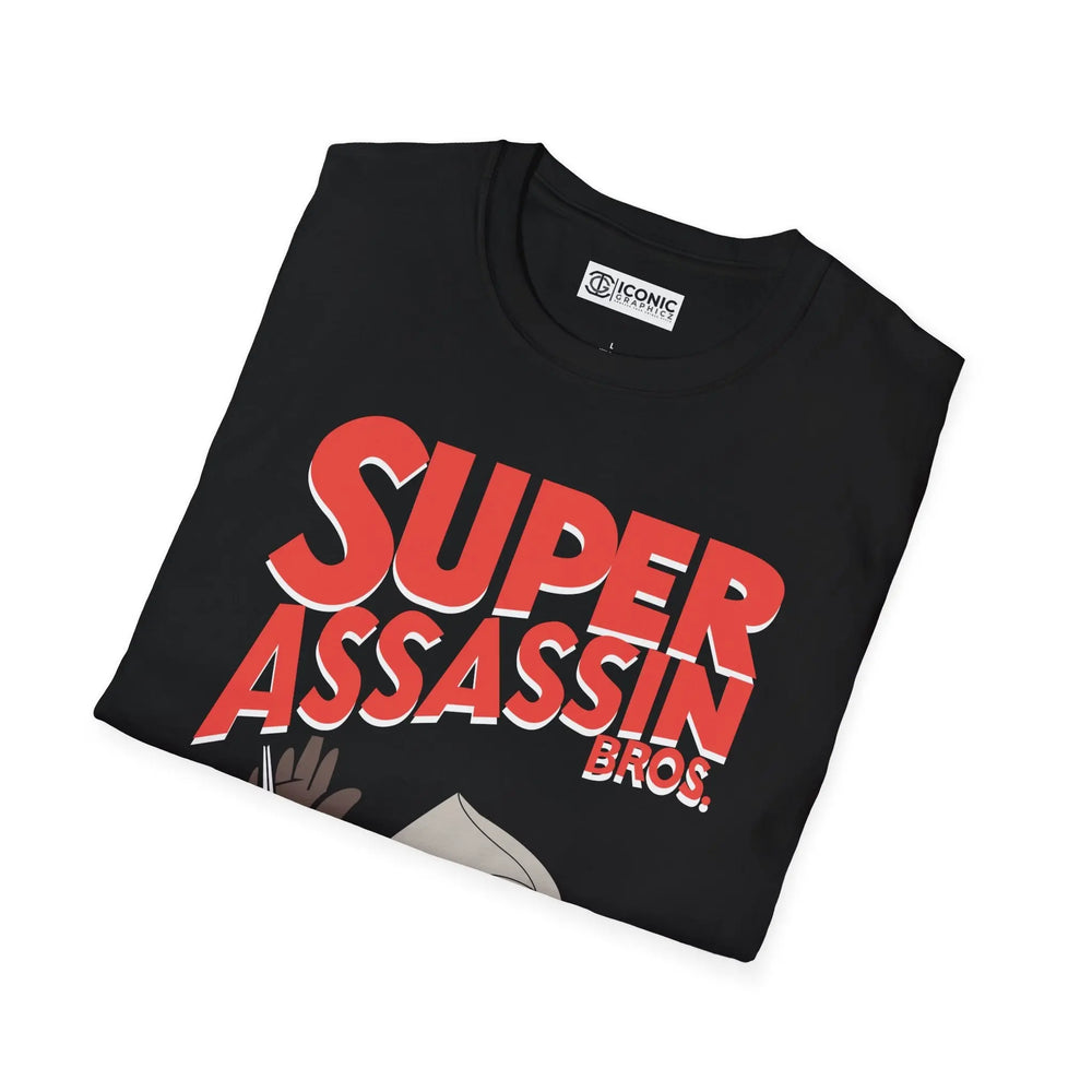 Super Mario assassin creed T-Shirt Printify