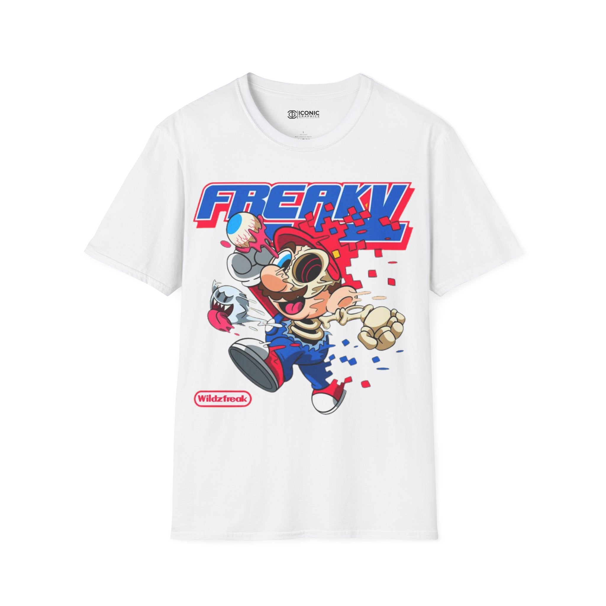 Super Mario T-Shirt - IGZ Clothing  - Mario Unisex Softstyle T-Shirt Best Price 26 at IGZ Clothing 