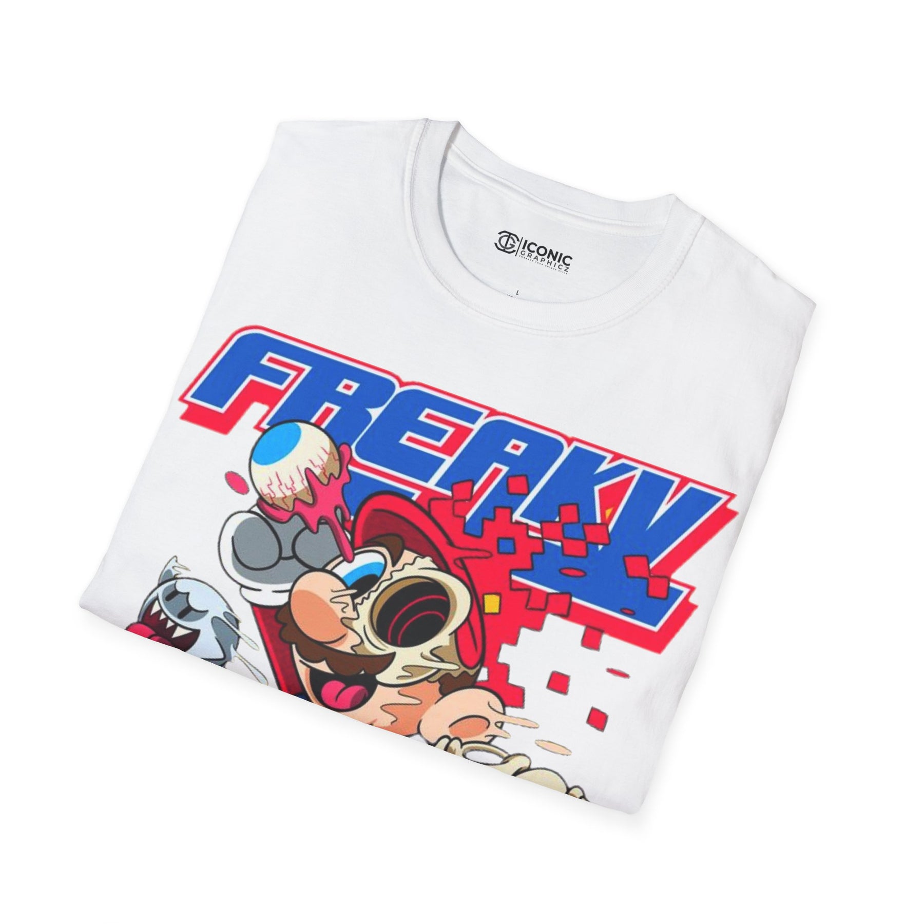 Super Mario T-Shirt - IGZ Clothing  - Mario Unisex Softstyle T-Shirt Best Price 26 at IGZ Clothing 