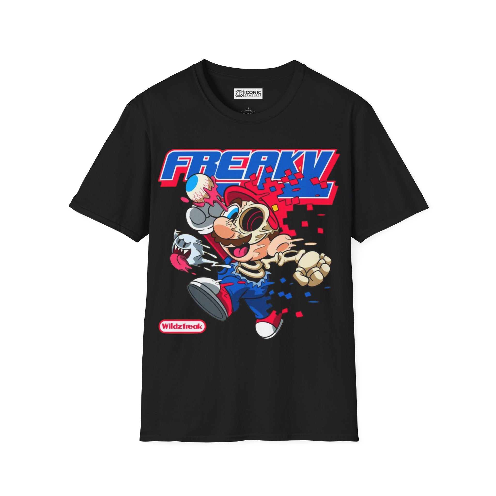 Super Mario T-Shirt - IGZ Clothing  - Mario Unisex Softstyle T-Shirt Best Price 26 at IGZ Clothing 