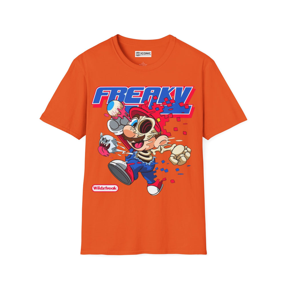 Super Mario T-Shirt - IGZ Clothing  - Mario Unisex Softstyle T-Shirt Best Price 26 at IGZ Clothing 