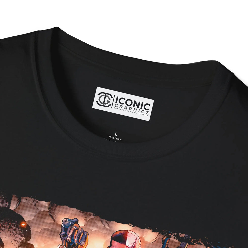 Superhero x Cyborg T-Shirt Printify