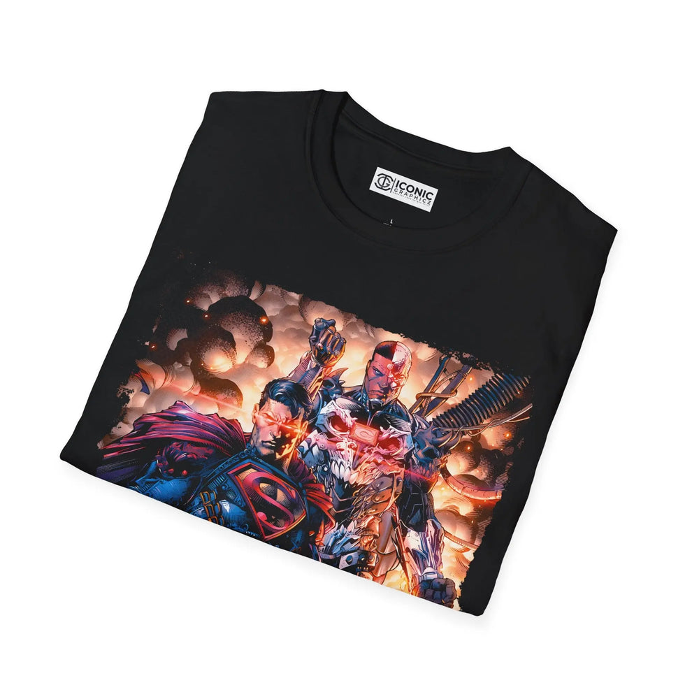 Superhero x Cyborg T-Shirt Printify