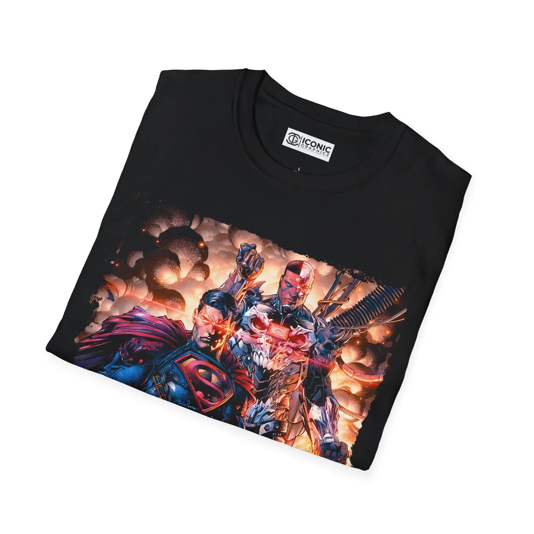 Superhero x Cyborg T-Shirt Printify