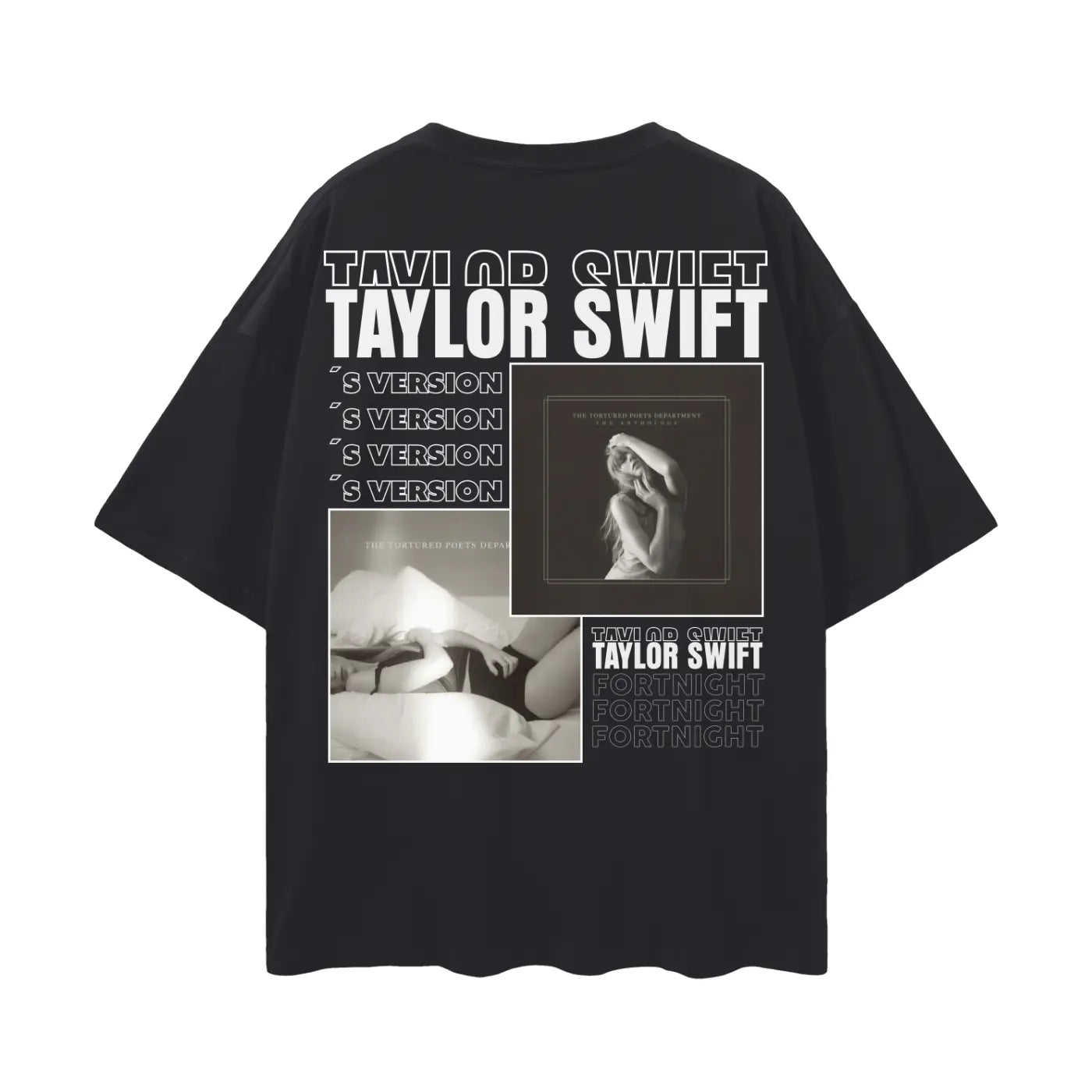 TAYLOR SWIFT Oversize Deep Drop Shoulder Tee ODMPOD