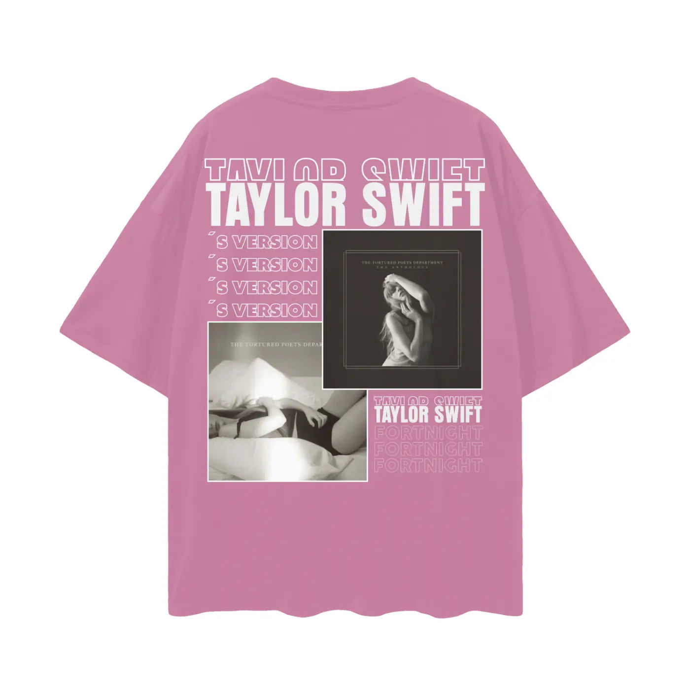 TAYLOR SWIFT Oversize Deep Drop Shoulder Tee ODMPOD