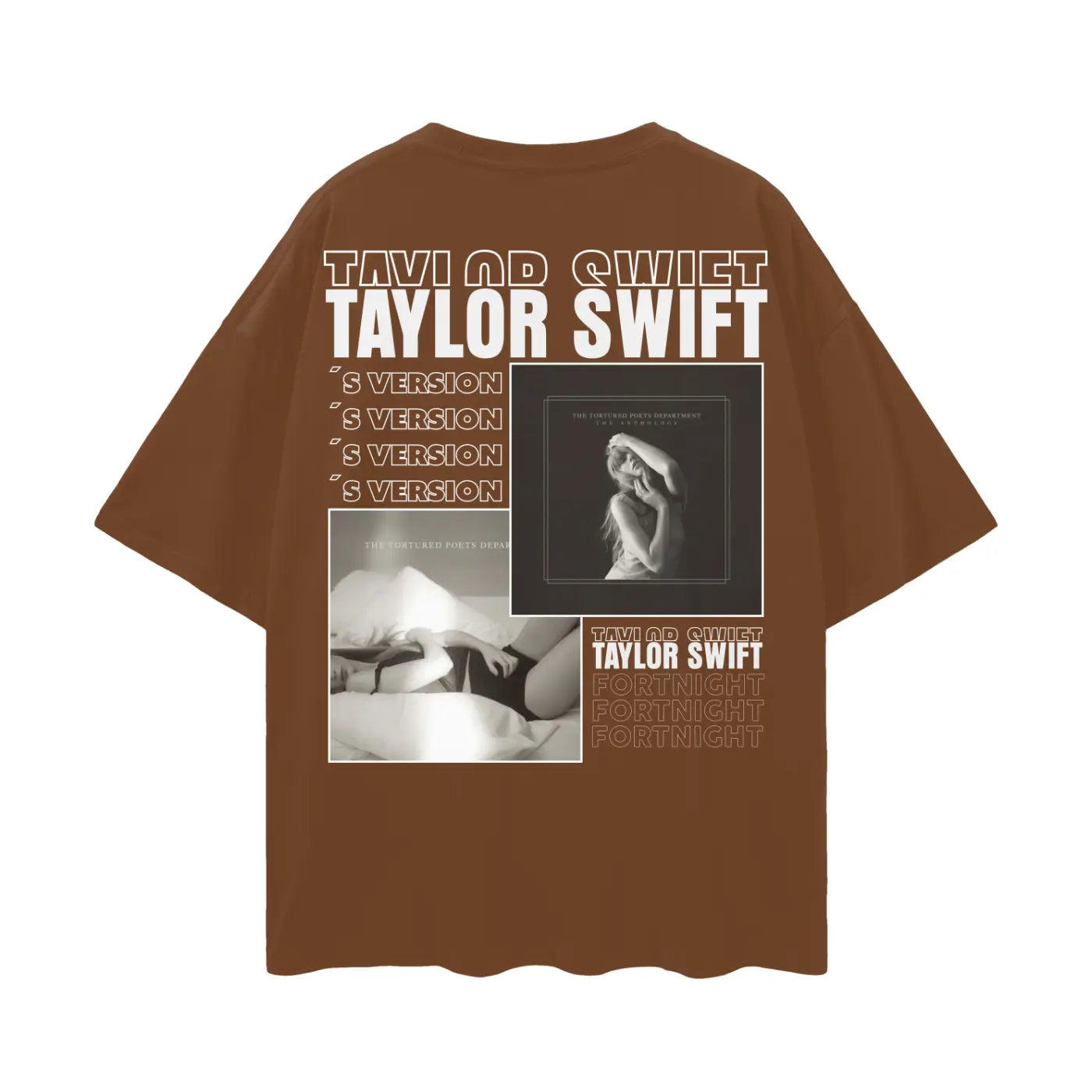 TAYLOR SWIFT Oversize Deep Drop Shoulder Tee ODMPOD