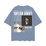 TAYLOR SWIFT Oversize Deep Drop Shoulder Tee ODMPOD