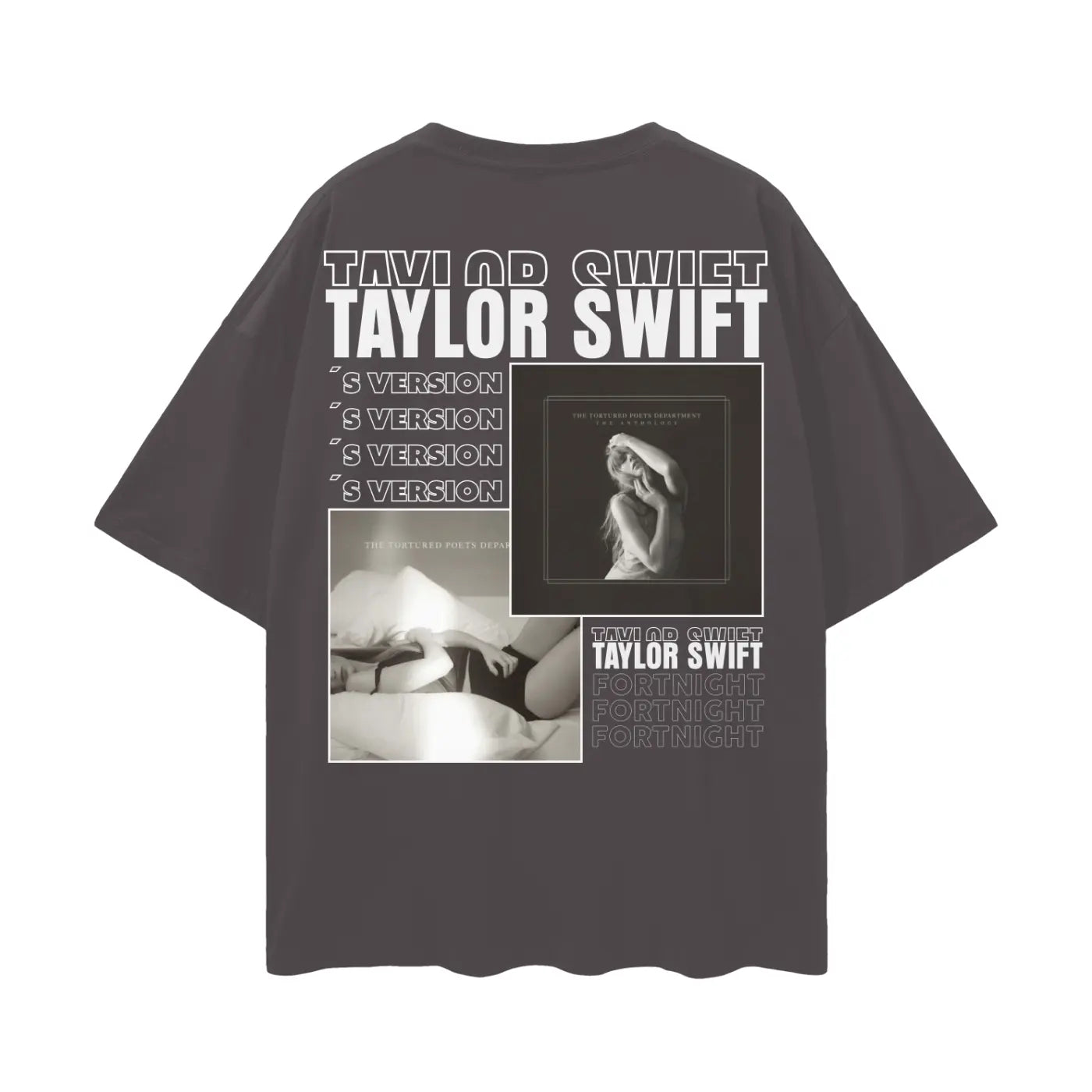 TAYLOR SWIFT Oversize Deep Drop Shoulder Tee ODMPOD